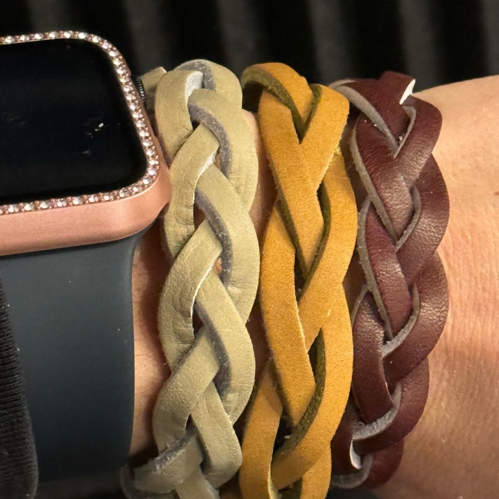 Leather bracelets